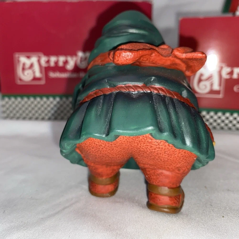 3 Dept 56 Merry‎ Makers. Snowball Maker Candy cane Striper And Peppermint Tree